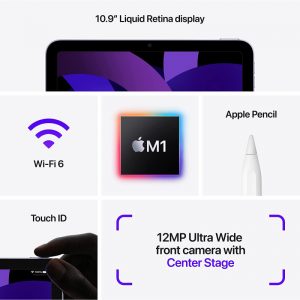 تبلت اپل مدل iPad Air ۵th generation Wi-Fi ظرفیت ۶۴ گیگابایت