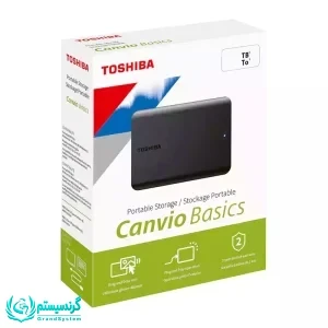 هارد اکسترنال توشیبا مدل Canvio Basics ظرفیت 4 ترابایت دارای رابط USB Type-A